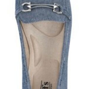 Cliffs denim flats